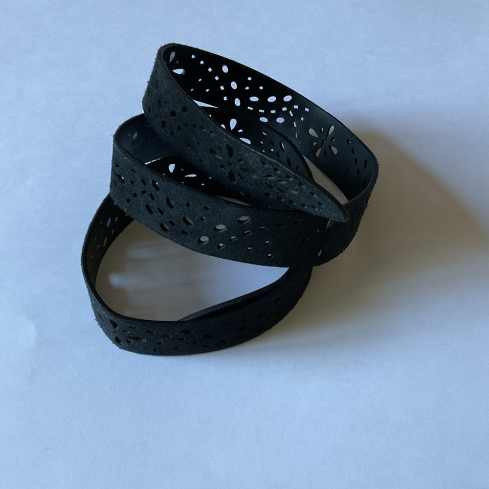 ISABEL MARANT LECCE CUTOUT SUEDE LEATHER WRAP BELT BLACK SIZE SMALL NWOT - Picture 10 of 14